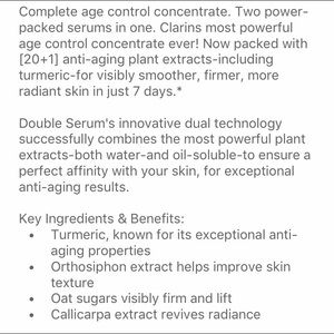 Clarins Makeup - Clarins Double Serum Clarins Makeup - Clarins Double Serum